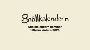 Snällkalendern 2026