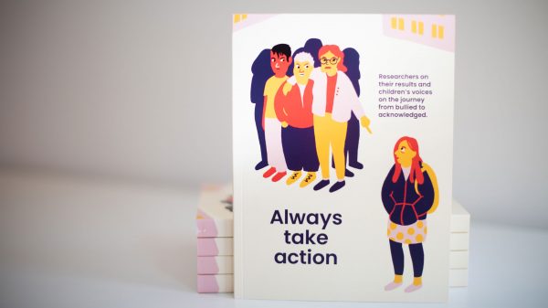 Omslag antologin "Always take action"