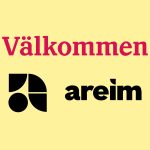 Bild med texten välkommen areim