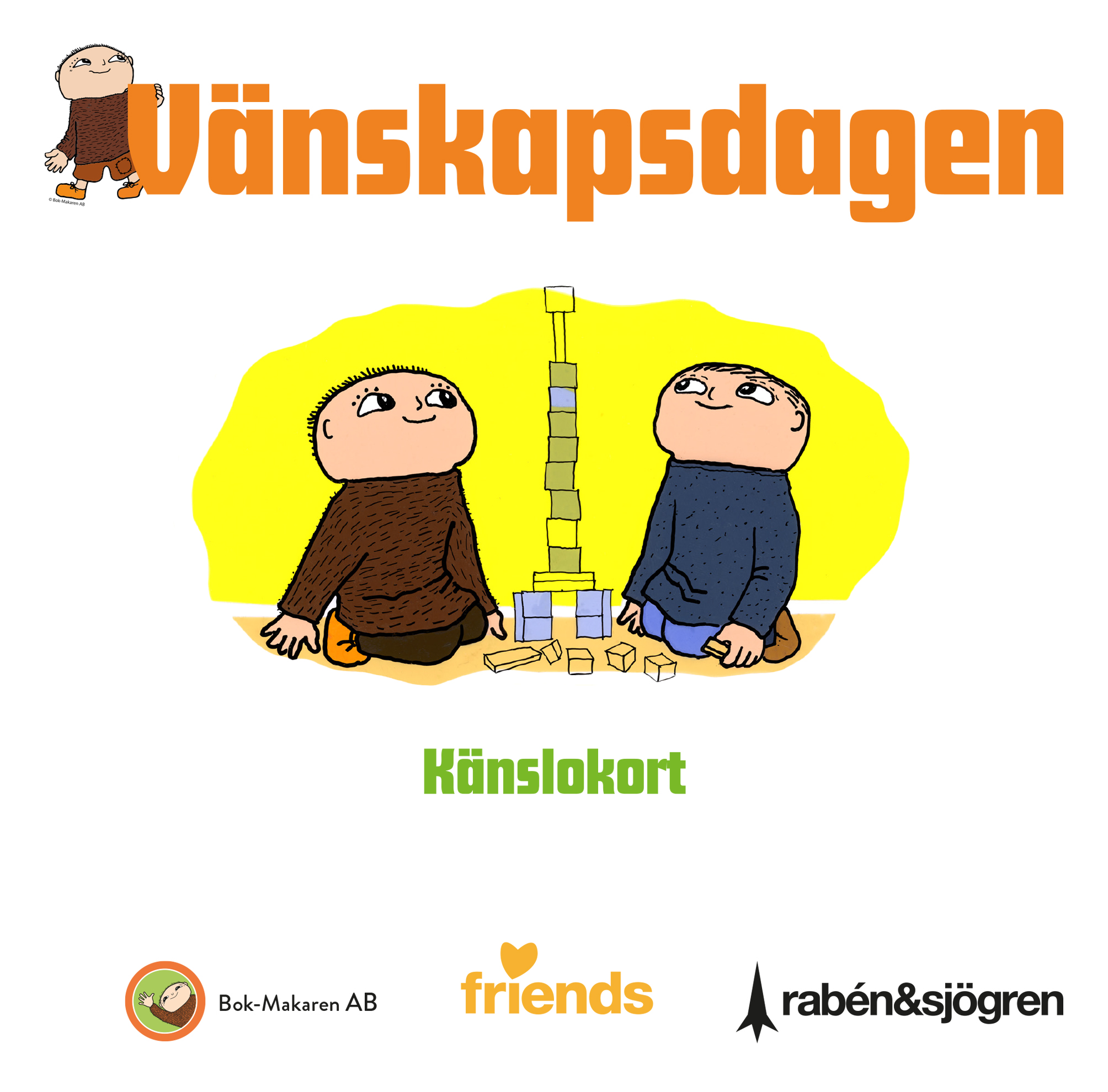 känslokort vänskapsdagen