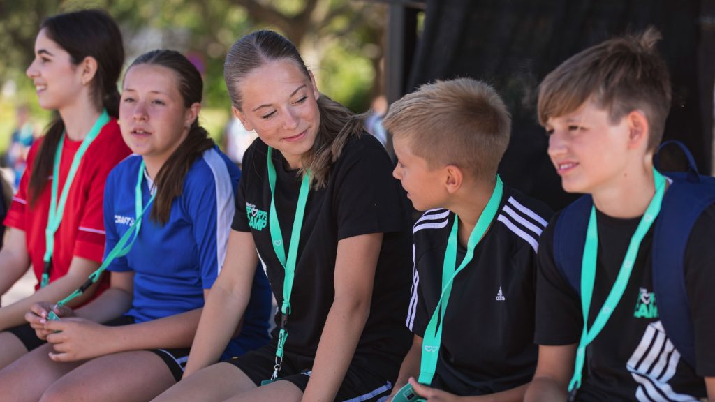 Barn på Stadium Sportscamp