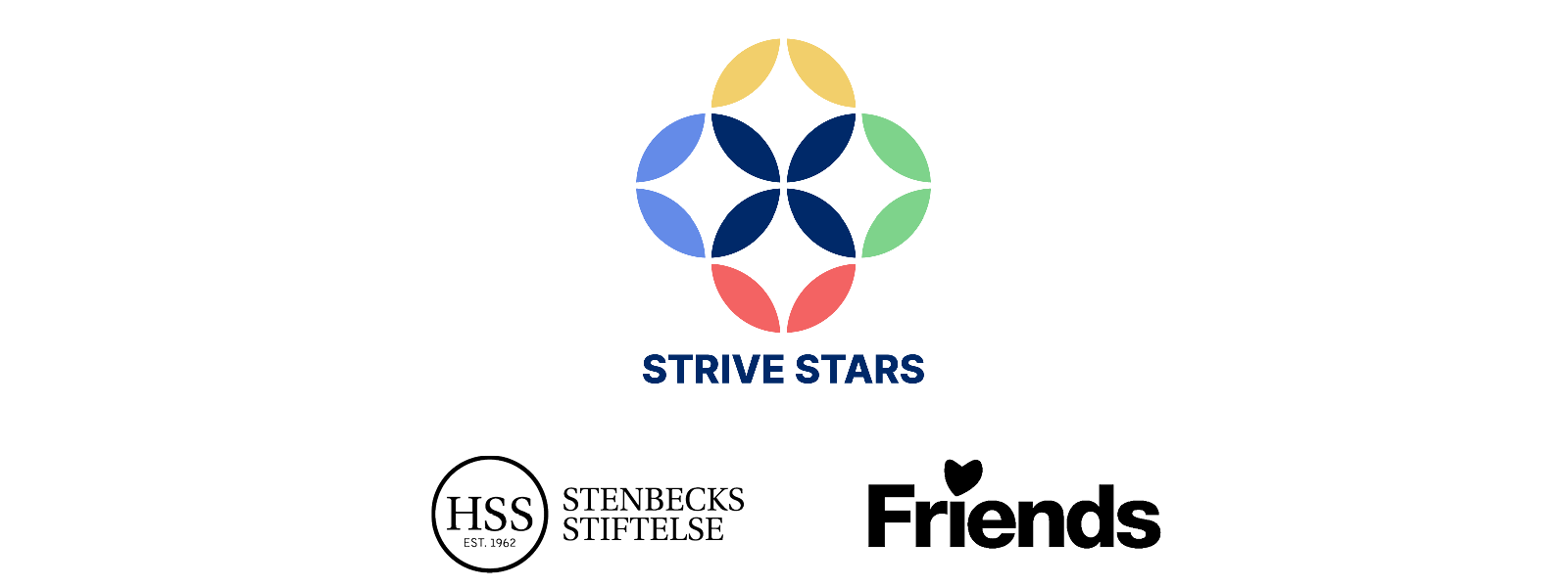 Strive, Friends och HSS logo