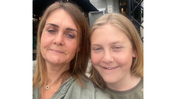 Max och hans mamma Linda