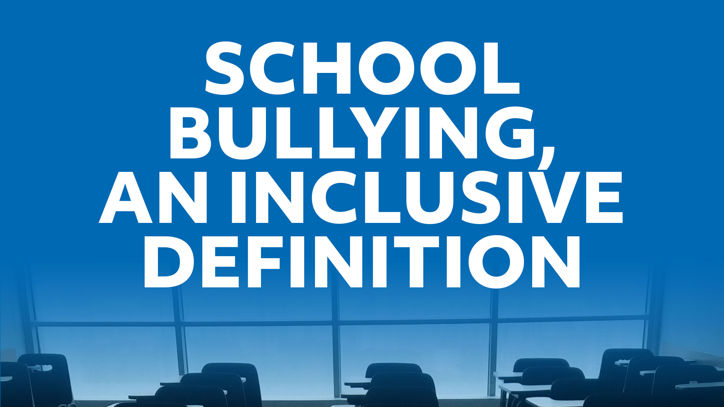 Cover of Bullying An Inclusive definition UNESCO